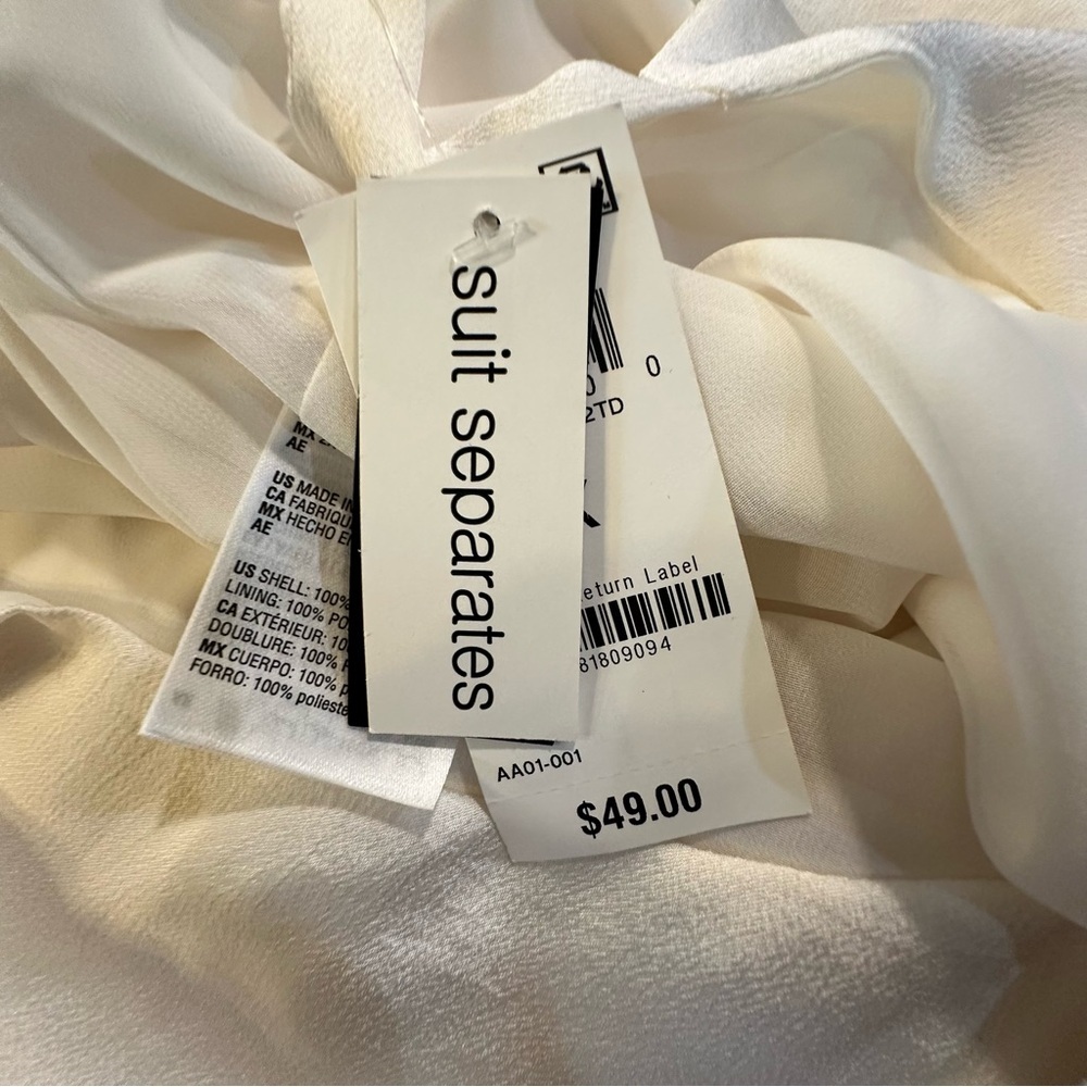 Bar III White Spaghetti Strap Camisole - Picture 5 of 5